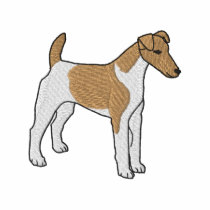 Fox Terrier doux polos brodés