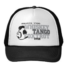 Fox-trot de tango de whiskey - humour d'aviation casquette