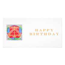 FOYER de Reiki de joyeux anniversaire Cartes De Vœux Avec Photo