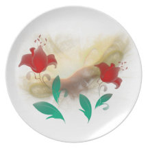 Frac floral assiette
