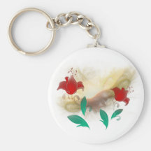 Frac floral porte-clefs