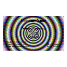 Fractal Rings Card Business Card