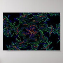 Fractale bizarre affiches