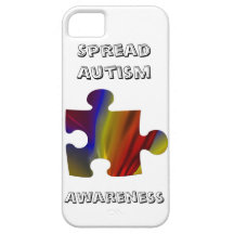 Fractale de morceau de puzzle d'Awarness d'autisme Coque Case-Mate iPhone 5
