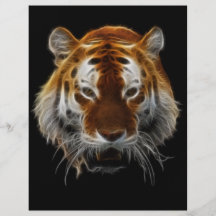 Fractale de tigre prospectus personnalisés