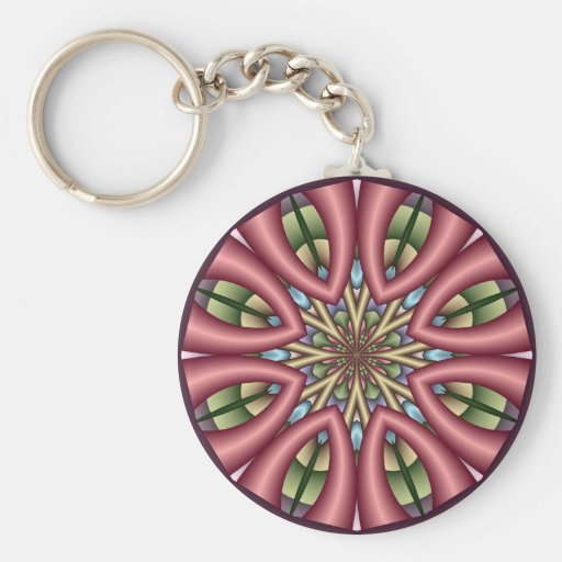 Fractale décorative Keychain Porte-clé