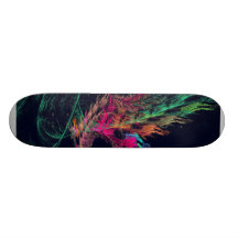 Fractale - dragon à ailes skateboard