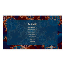 Fractale électrique de globe cartes de visite personnelles