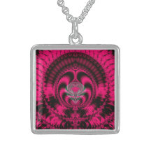 Fractale fuchsia fantastique bijouterie fantaisie