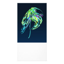 Fractale - méduse modèle pour photocarte