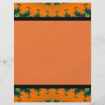 fractale orange tract personnalisé