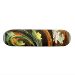 Fractale - vent de tourbillonnement de feuille d'a plateau de skate