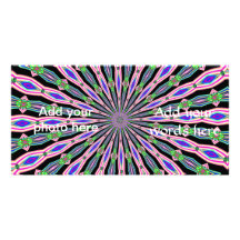 Fractalscope 23 photocarte personnalisée