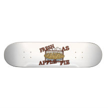 Frais comme tarte aux pommes skateboards personnalisés