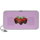 Fraise de chocolat haut-parleur de voyage
