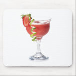 Fraise Mousepad de daiquiri Tapis De Souris