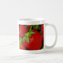 Fraises douces d'été tasse à café