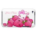 Fraises mignonnes de lapin et de kawaii - personna étuis barely there iPod