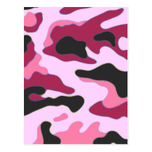 Framboise Camo Carte Postale
