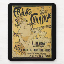 Français Champagne Tapis De Souris