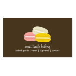 Français Macarons Modèles De Cartes De Visite