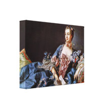 Francois Boucher - Madame de Coiffure style Pompad Impressions Sur Toile