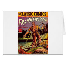 frankenstein carte de vœux