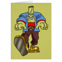 Frankenstein Carte De Vœux