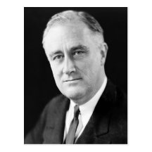 Franklin Delano Roosevelt Carte Postale