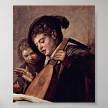 Frans Hals - le baroque des musiciens Affiche