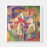 Franz Marc - Elefant, Pferd, écorce, hiver Aimant