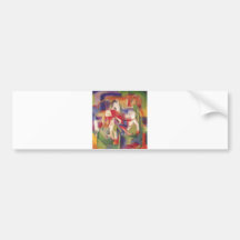 Franz Marc - hiver 1913-14 de bétail de cheval d'é Adhésifs Pour Voiture