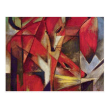 Franz Marc - renards Cartes Postales