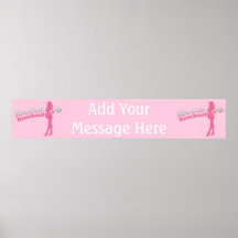 Frappée vers le haut du baby shower Knockout Maman Posters
