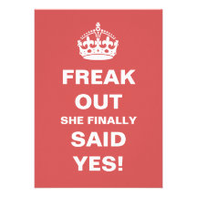 Freak épouser invitations