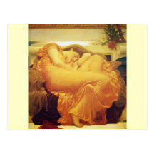 Frederic Leighton, carte postale "flambant juin"