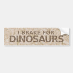 Frein pour l'adhésif pour pare-chocs de dinosaures adhésif pour voiture