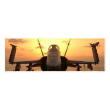 Frelon F-18 en mer à bord de porte-avions des USA Modèles De Cartes De Visite