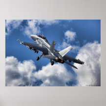 Frelon F/A-18 superbe Affiche