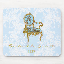 ~French Chai de Fauteuil de Louis XVI… - Customisé Tapis De Souris