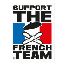 FRENCH TEAM CARTE POSTALE