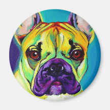 Frenchie #2 magnets pour réfrigérateur