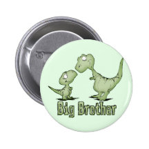 Frère de dinosaures pin's
