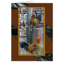 Frères TY 4276 z de coq de Banty Carte De Vœux