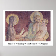 Fresque dans le monastère de San Marco par ATF Ang Posters