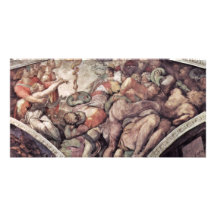 Fresque de plafond pour l'histoire de la création  cartes avec photo