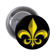 Fresque d'or de Fluer De Art Bevel Pin's