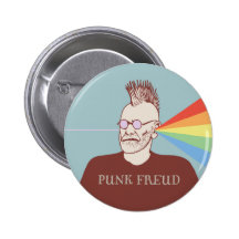 Freud punk badge
