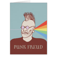 Freud punk carte de vœux