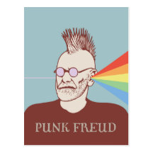 Freud punk carte postale